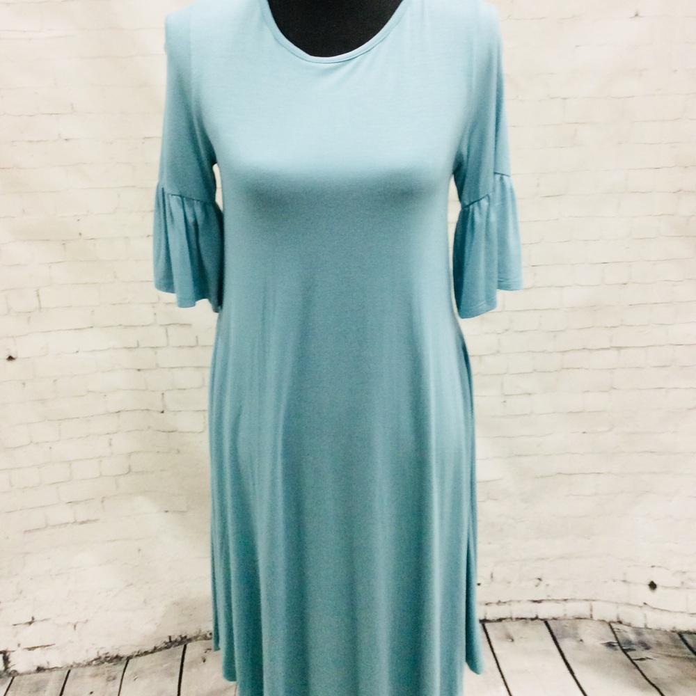 Blue dress